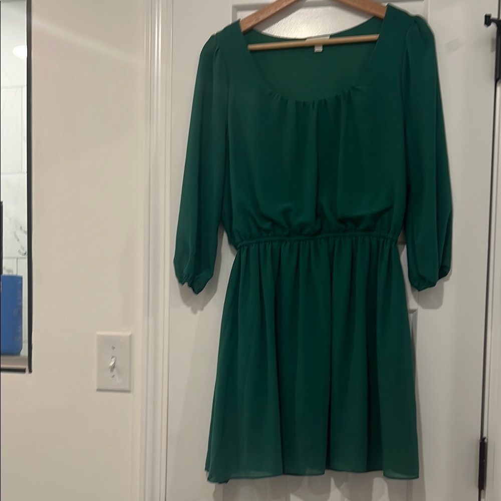 Charming Charlie Green Mini Dress